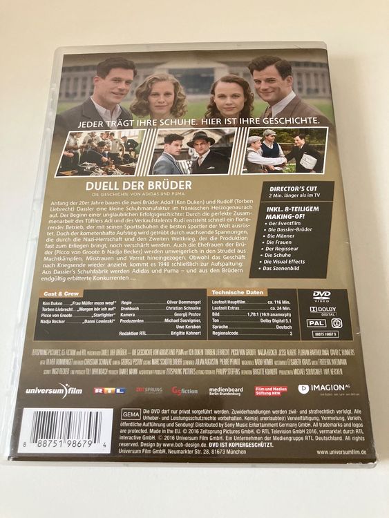 Duell der Brüder Die Geschichte von Adidas und Puma (DVD