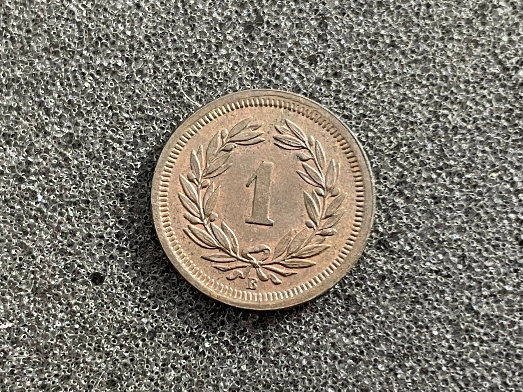 Tutti le monete: 1 Rappen 1877 -unc – Usato da Reitnau venduto da tb-muenzen 6