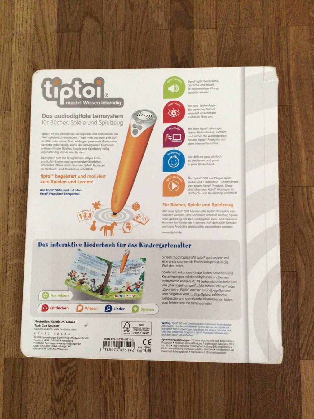 Libri: Tiptoi - Meine schönsten Kinderlieder – Usato da Roggwil BE venduto da Worni52 1