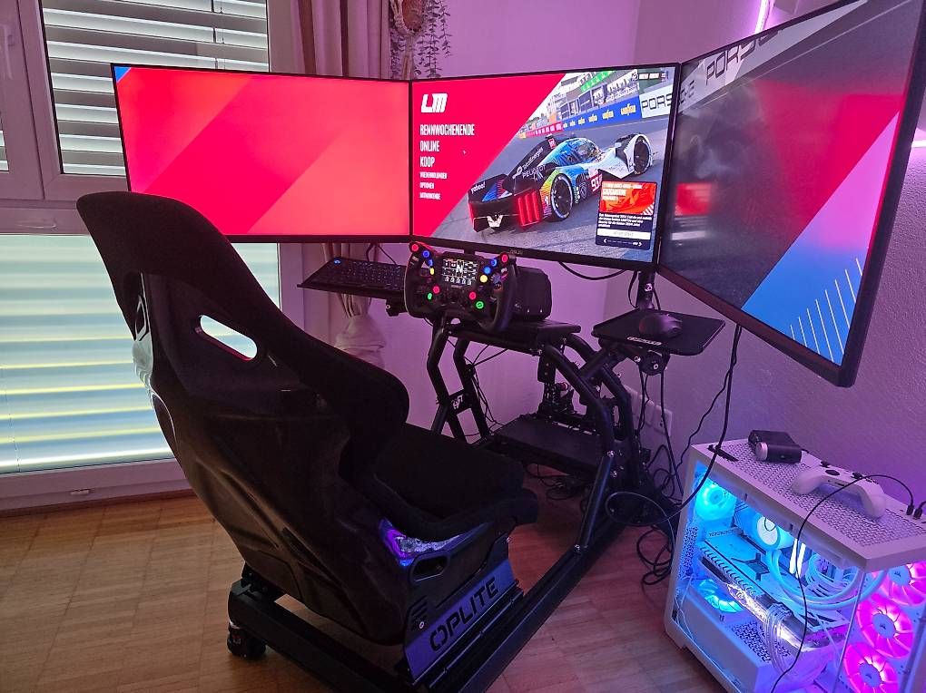 Sim-Racing Rig Komplett. Conspit Ares 20NM / VNM / Oplite (Gebraucht ...