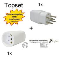 Aktion Stecker + Kupplung T15 -10A 230-400V nur 5.- Porto