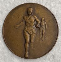 Antike Bronze Medaille III Zürcher Cross Country 1932