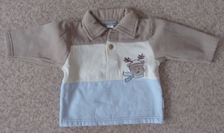 Hübscher, kuscheliger Pullover Grösse 68  Baumwolle