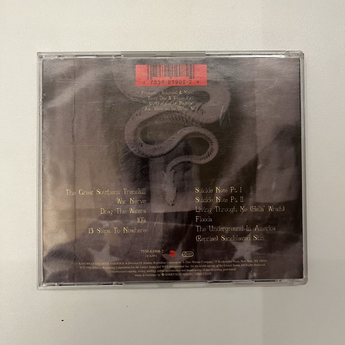 CD: Pantera The Great Southern Trendkill CD – Usato da Murten venduto da Spaghettosaurus 1