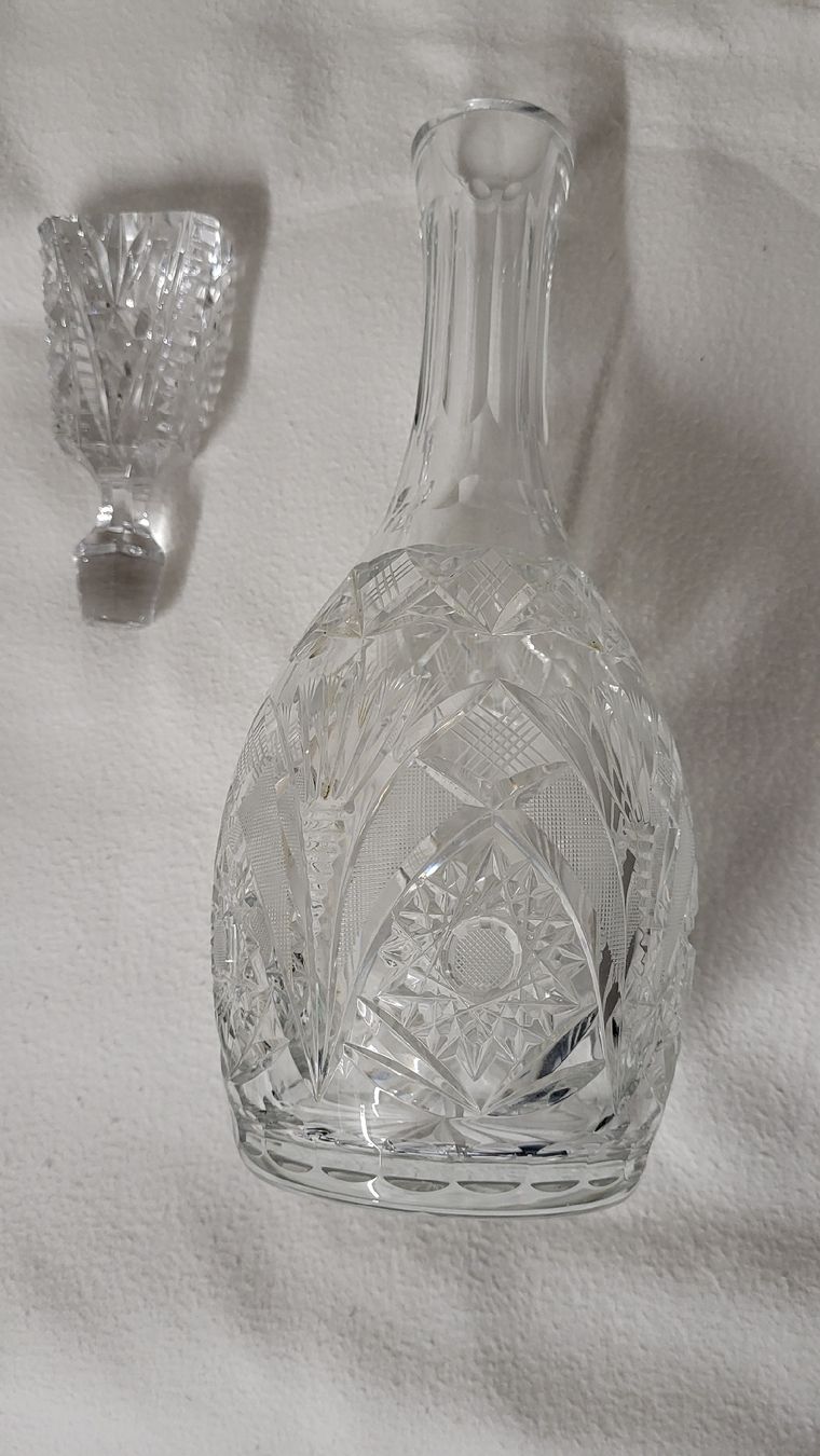Karaffen: Kristall Karaffe vintage – Gebraucht aus Arbon von barancek01 6