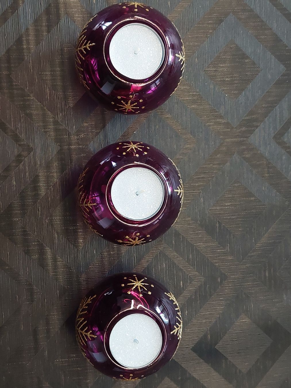 Tutte le decorazioni: 3 Kerzenhalter Christbaumkugel – Usato da Zetzwil venduto da sti_x9xf 3