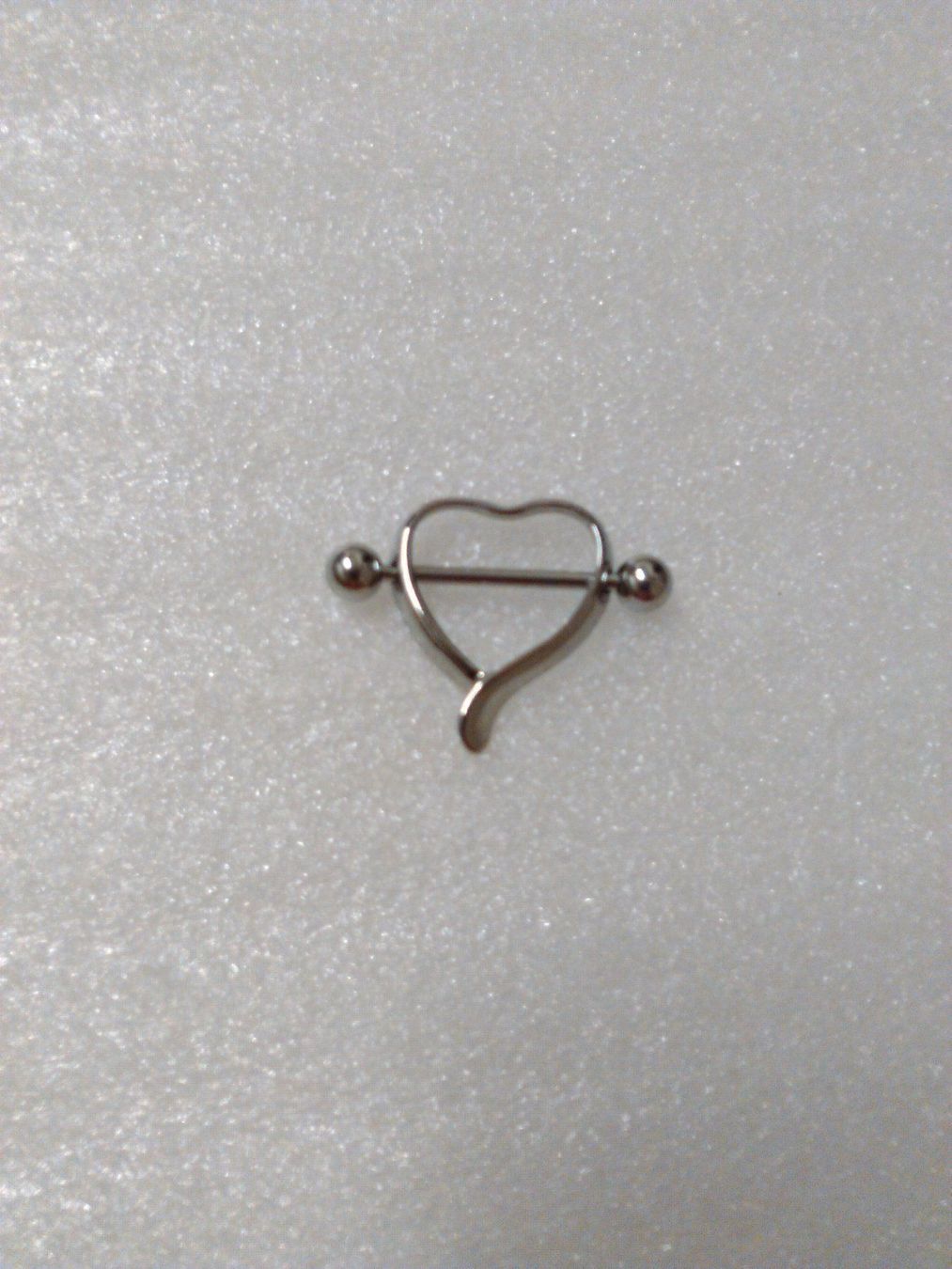 Bijoux piercing: EDELSTHAL BRUSTPIERCING;SILBER FARBE – Neuf (Voir description) à Basel par bijoutrie_4 3