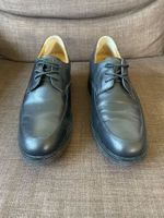Elegante schwarze Lederschuhe Gr. 41