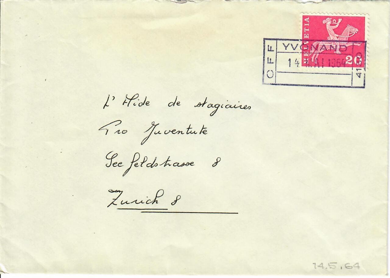 Tutti i francobolli: Brief, CFF Yvonand – Usato da Hochdorf venduto da Ziegel-16