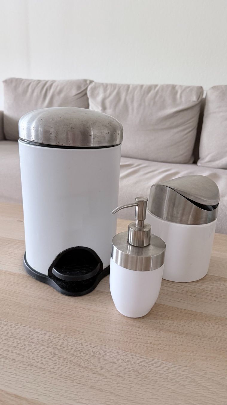 Interio Cestini per rifiuti: Interio set de Salle de bain – Nuovo (secondo la descrizione) da Lausanne venduto da ipanema23