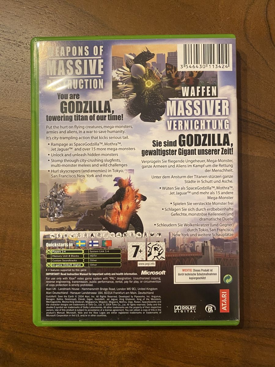 Microsoft Giochi: Godzilla: Save the Earth für Xbox – Usato da Thunstetten venduto da Virus_33 2
