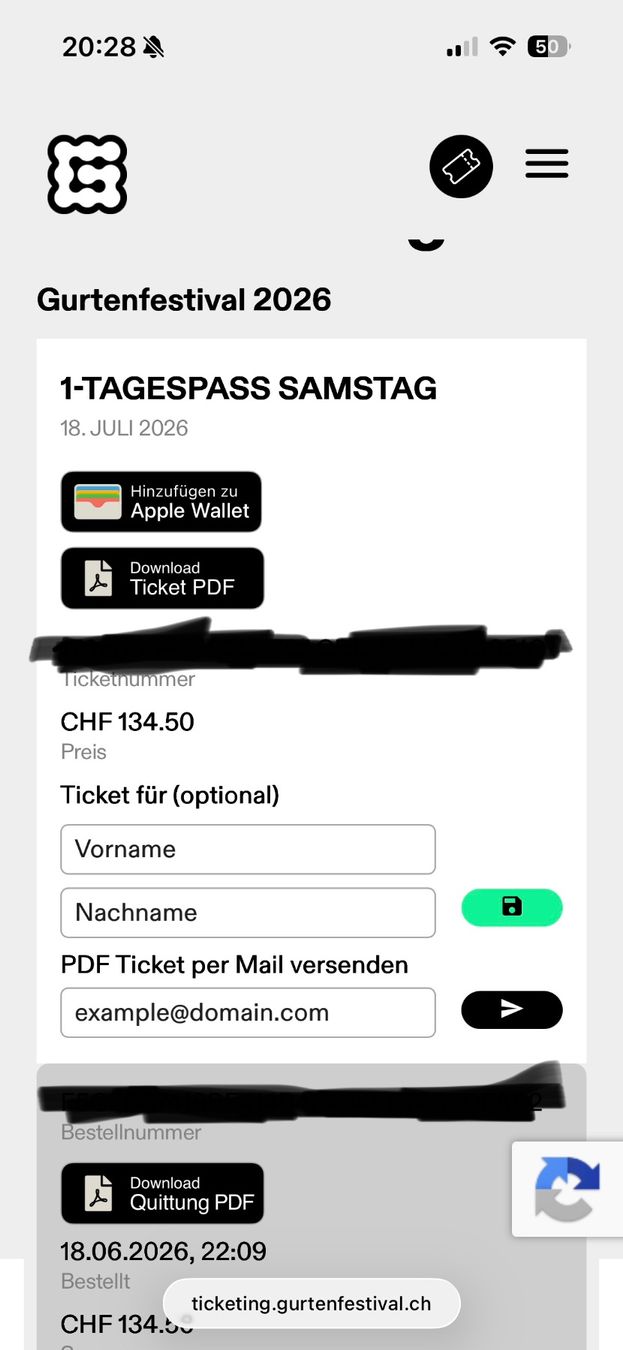 Tickets: Gutrtenfestival 1 Tagespass Samstag – Neu und originalverpackt aus Egliswil von mar_jtc2