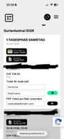 Gutrtenfestival 1 Tagespass Samstag