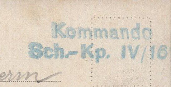 Ansichtskarten: St. Moritz - Bad   Feldpost: Kommando  Sch.-Kp.  IV/ 16 – Gebraucht aus Aarau von kufi44 2