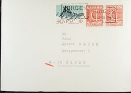 Bahnstempel Horgen 1967 ab 1.--