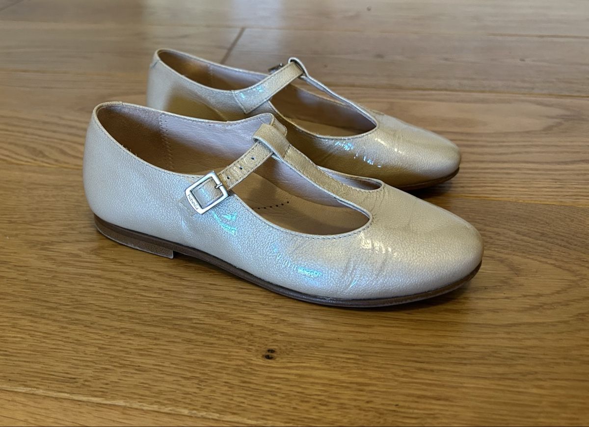 Scarpe per ragazze: Ballerina Sandalen, Beberlis, 31, lack – Usato da Basel venduto da Jasi2000 1