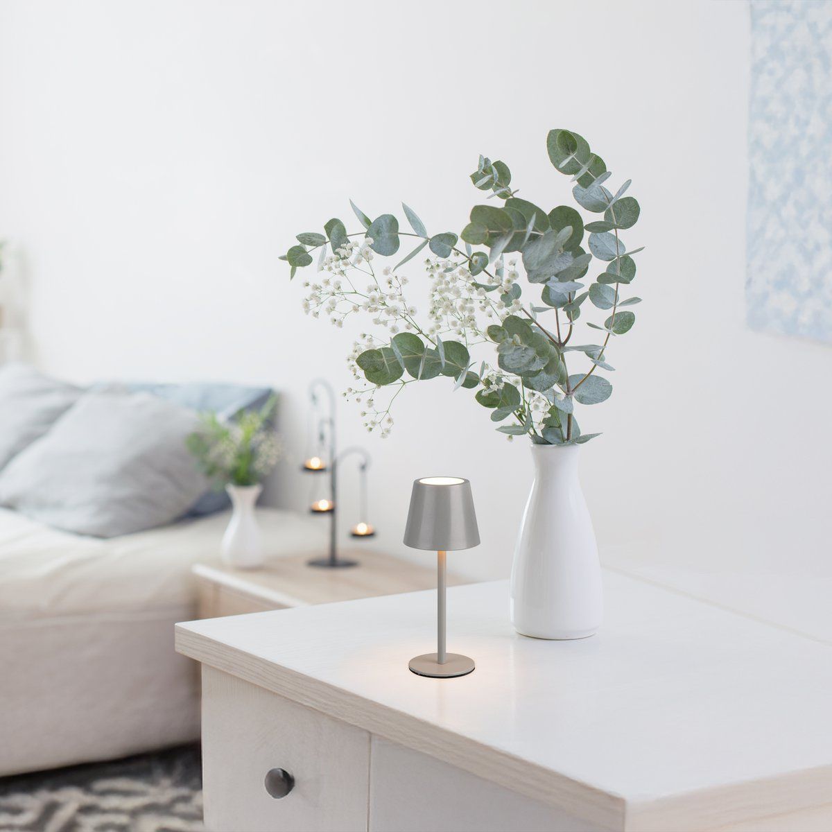Lampade: LED Tischleuchte, Akku, CCT, 21 cm Höhe – Nuovo (secondo la descrizione) da Kreuzlingen venduto da Smart-Light 1