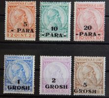 Albanien Kat. 41-46 * 1914 Kat. 40 Euro