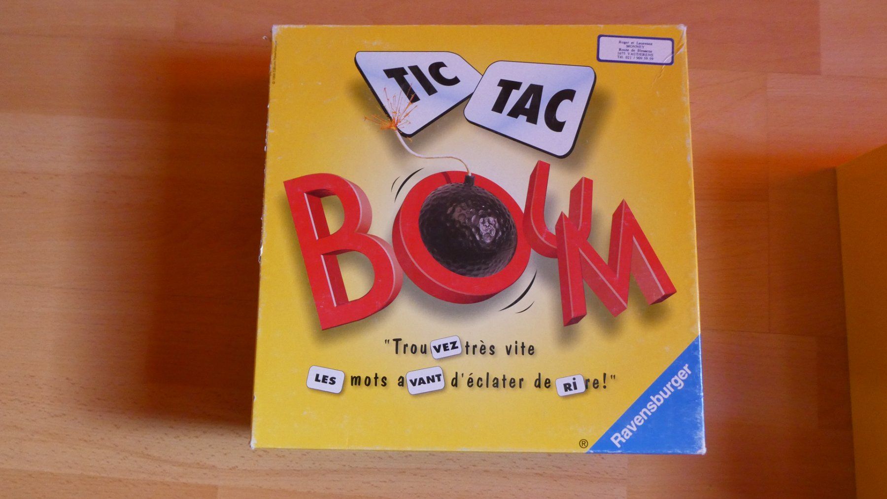 Ravensburger Spiele: Jeu Tic Tac boom – Gebraucht aus Vauderens von
