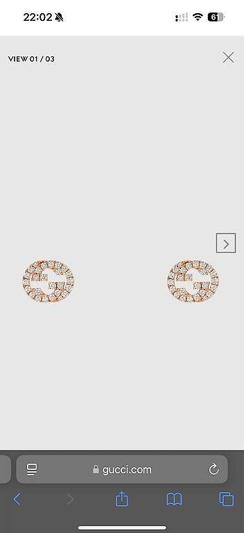 Ohrringe & -stecker: Gucci Interlocking Ohrstecker mit Diamanten – Gebraucht aus Schaffhausen von AG2013 2