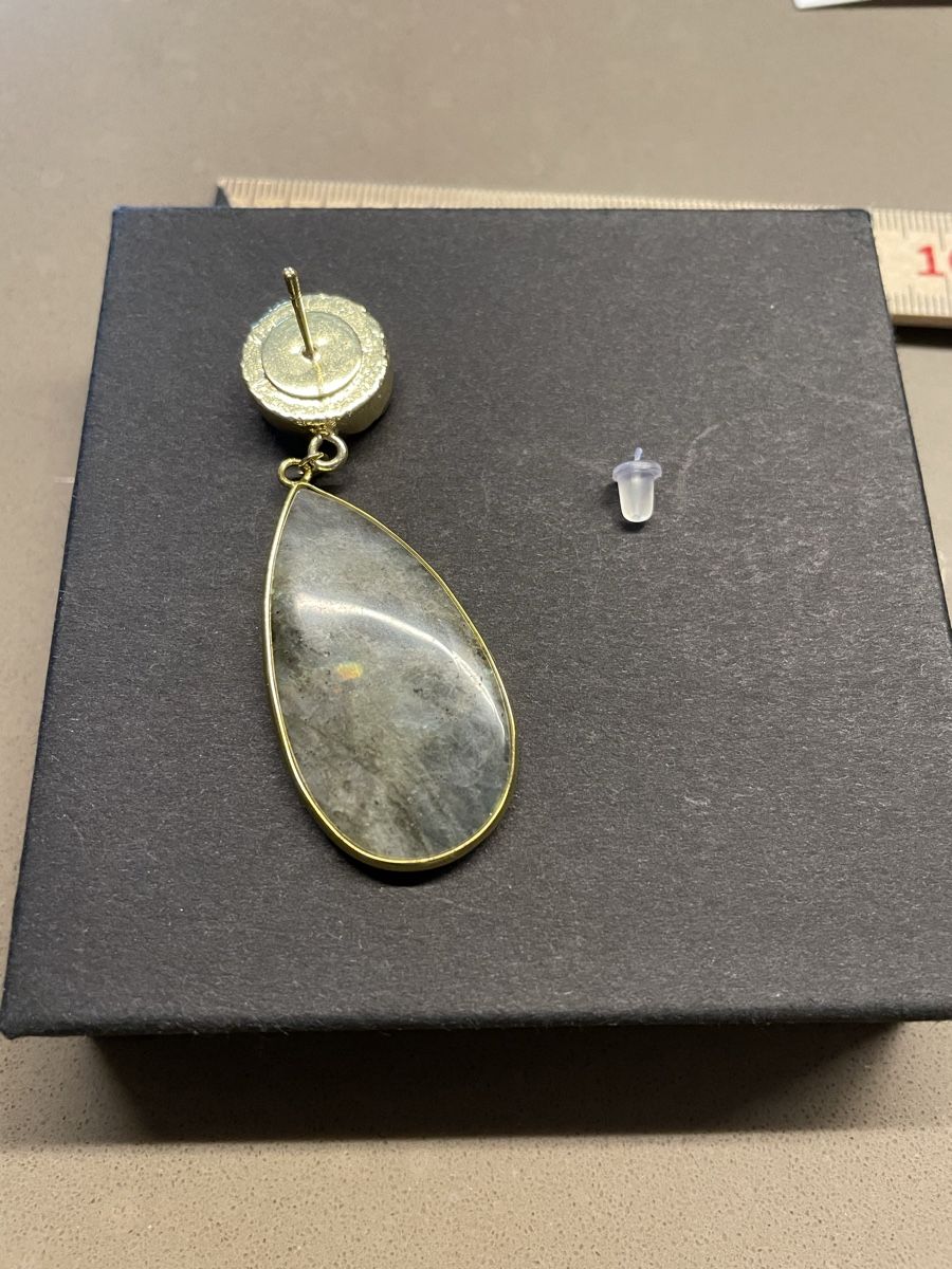 Ohrringe & -stecker: NEW Druzy & Labradorite Drop Earrings, PANACEA – Neu und originalverpackt aus Oberwil BL von Stellochkas 4