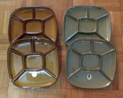 Rössler Vintage 6 Neue Raclette-Teller -G95