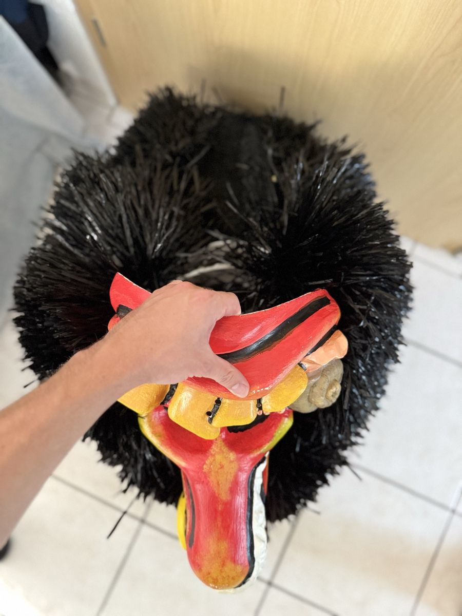 Masken: Waggislarve Oberwil handbemalt – Gebraucht aus Oberwil BL von Wlucky02 3