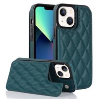 Schutzhülle Lux Etui Case Cover Leder in Grün für iPhone 15