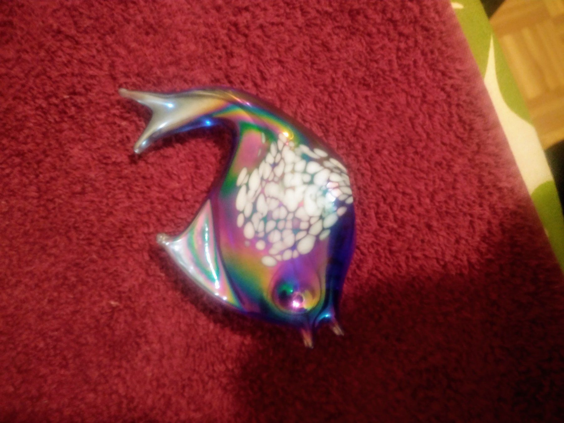 Murano Statuette: Glas Katze, Fisch und ein Murano Glasvogel – Usato da St.Gallen venduto da 55232 1