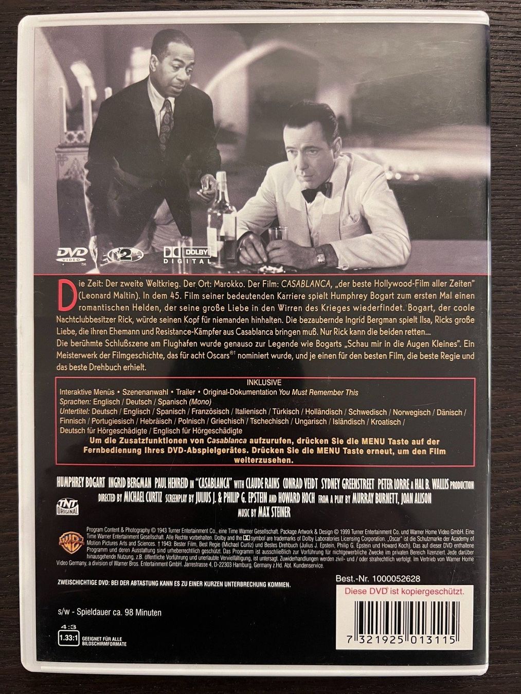 Tutti i DVDs: Casablanca – Usato da Zürich venduto da FilmFreunde 1