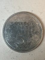 5 Fr. 1979 Einstein Formel vz-stgl – Gedenkmünze