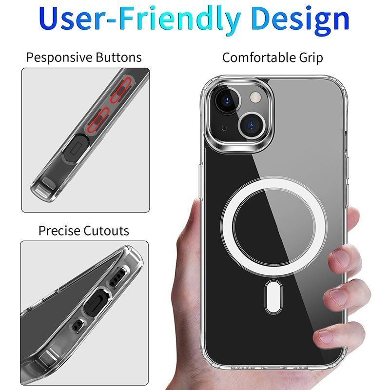 Cover & Protezioni schermo: iPhone 15 PLUS MAGSAFE Hülle Etui CLEAR Case Cover Tasche – Nuovo e nell'imballaggio originale da Volketswil venduto da coverandmore 5