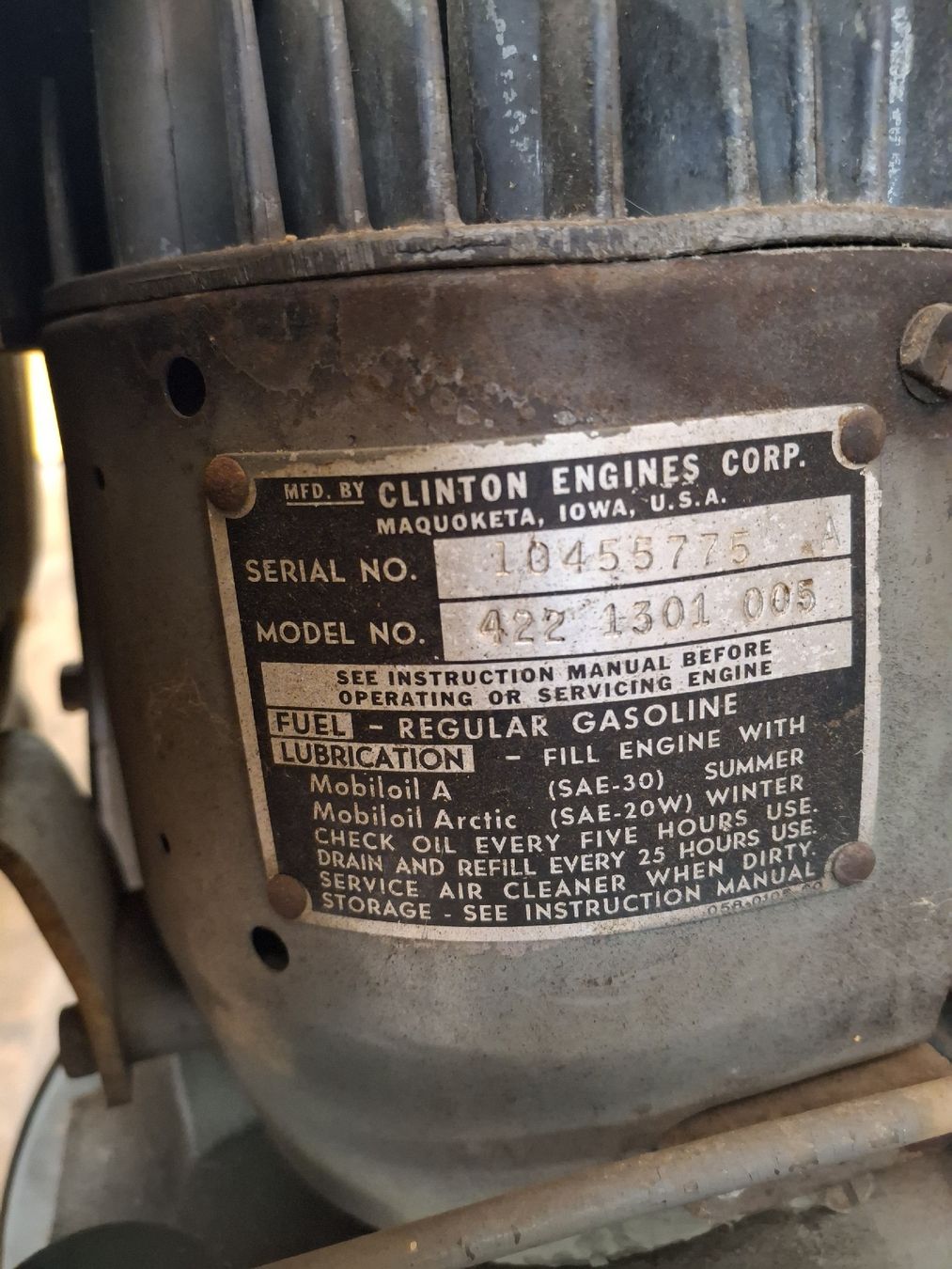 Motoren: standmotor Clinton  – Gebraucht aus Alt St. Johann von iderf27 3