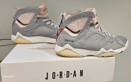 Baskets Jordan 7 gris poil taille 43 Avec Boite d'origine