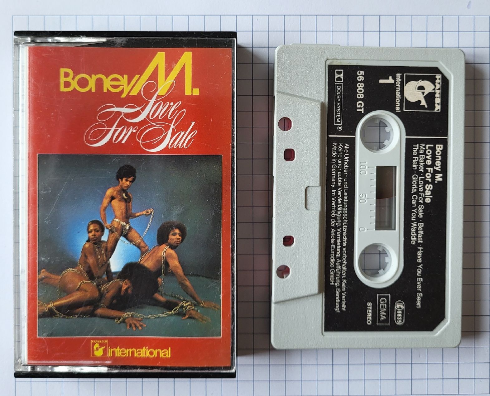 Musicassette: MC BONEY M. / LOVE FOR SALE – Usato da Koppigen venduto da Jsimsala