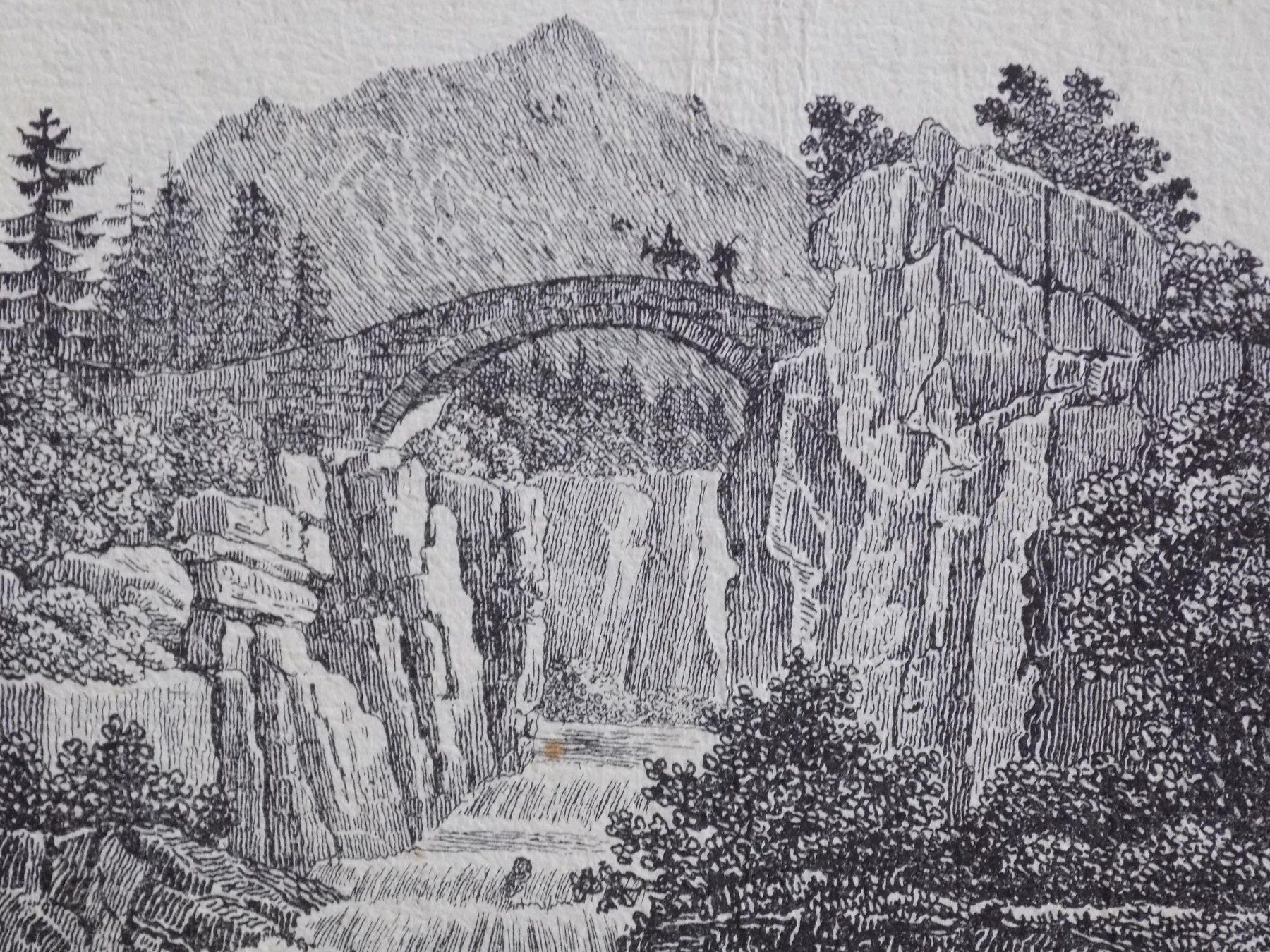 Gravures: Grimselbrücke – D'occasion à Risch par Rischli15 4