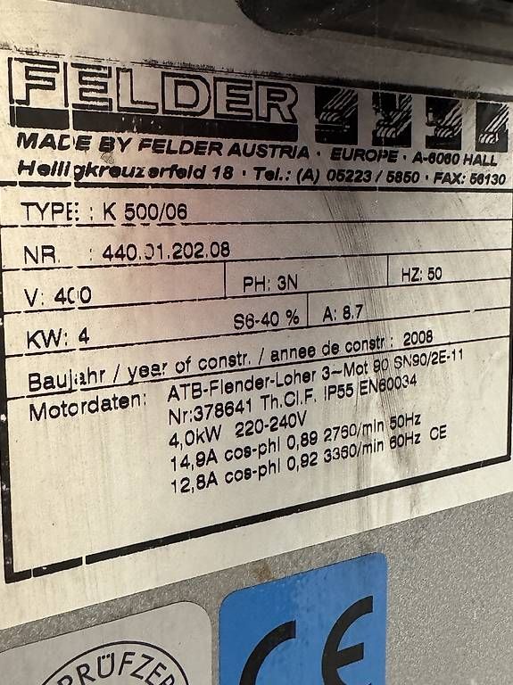 Toutes les machines: Kreissäge Felder K500 – D'occasion à Sempach par Brobean 4