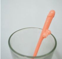10x Penisröhrli Penis Trinkhalm Strohhalm Party Junggesellen