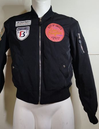 Übergangsjacke im Bomber-Stil mit Los Angeles Patch(em5)