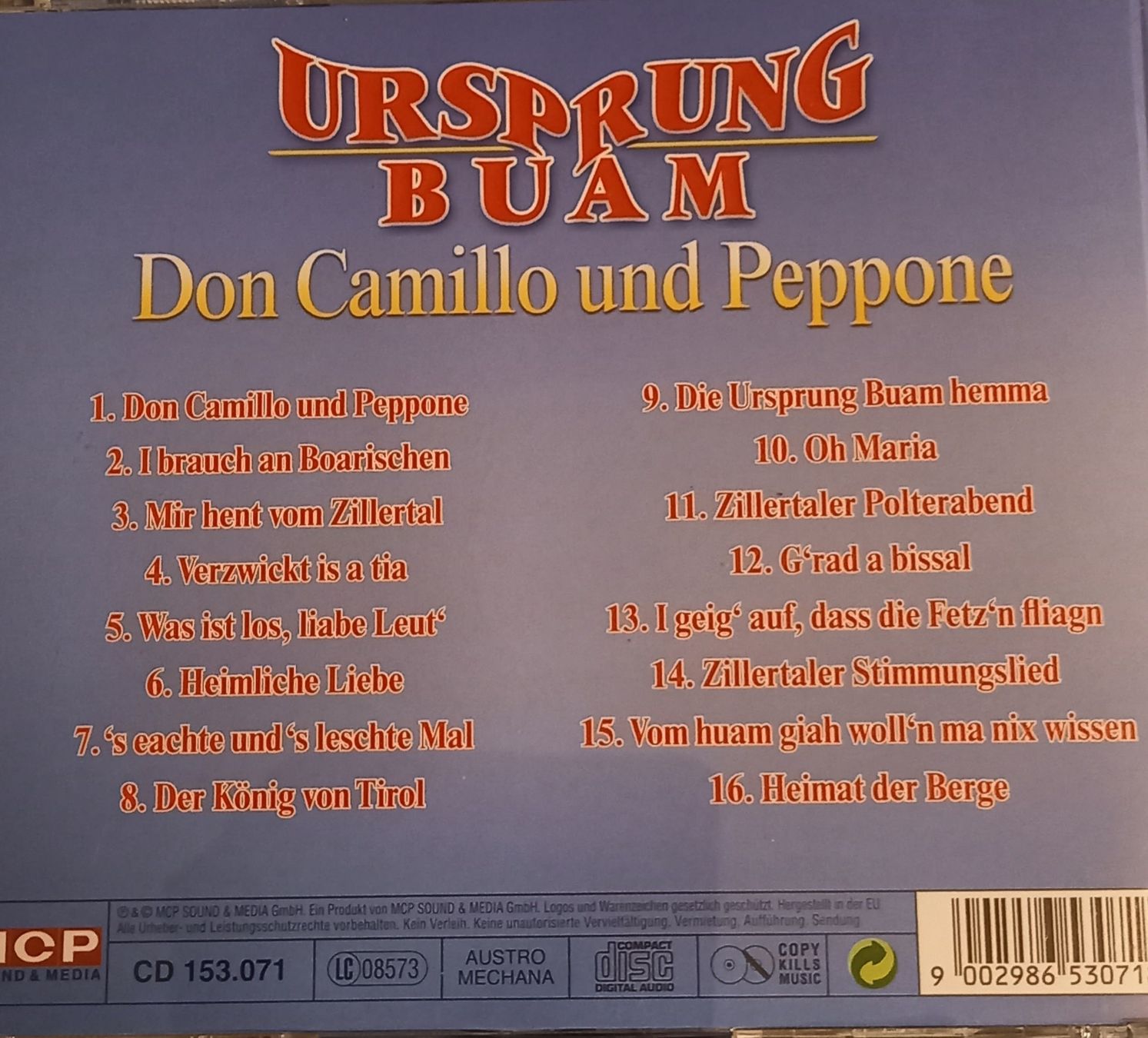 CDs: CD URSPRUNG BUAM – Gebraucht aus Hünibach von rut_l6ht 1