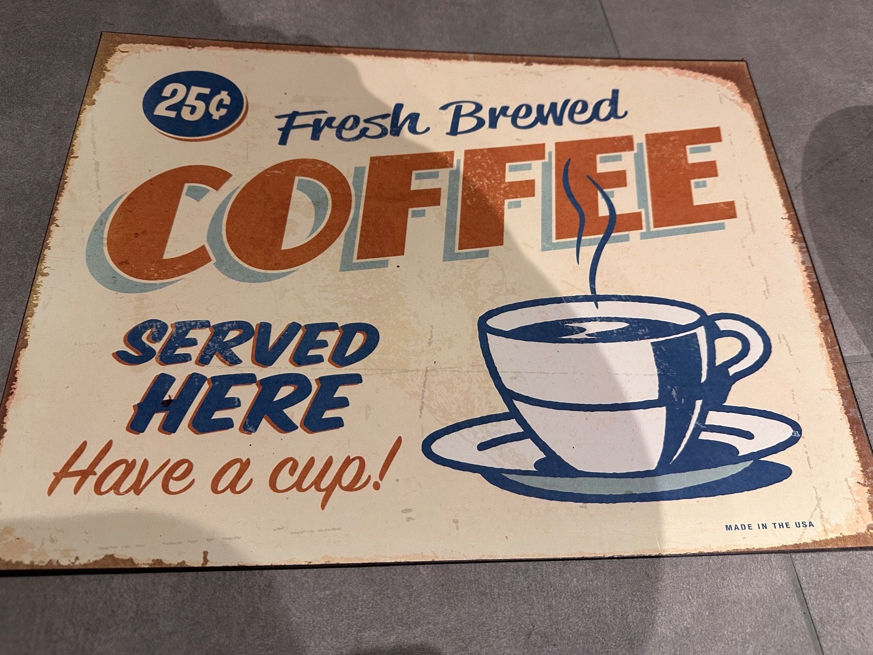 Insegne: Blechschild Coffee Vintage – Nuovo (secondo la descrizione) da Schinznach-Dorf venduto da KuefErer