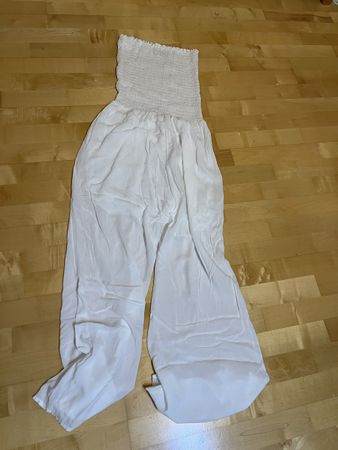 Luftiger Einteiler, weiss, Gr. S, Made in Italy, Top Zustand