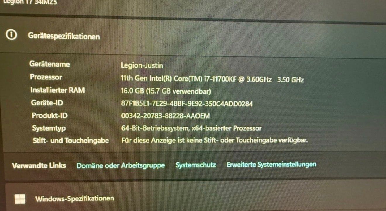 PC: Komplettes Gamingset – Usato da Sursee venduto da jus_f9gp 6