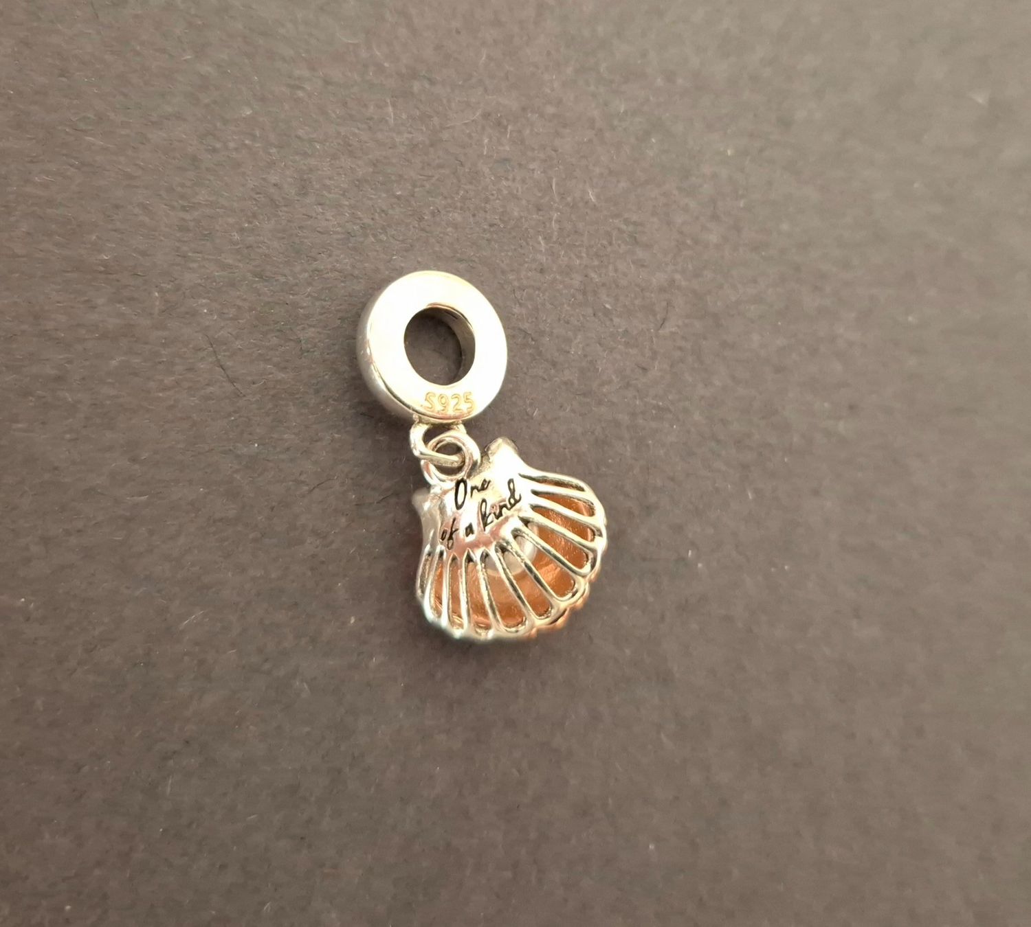 Anhänger: Silber Charm Muschel mit Perle +Garantie – Neu (gemäss Beschreibung) aus Rotkreuz von Carbone_Bijou-Shop 1