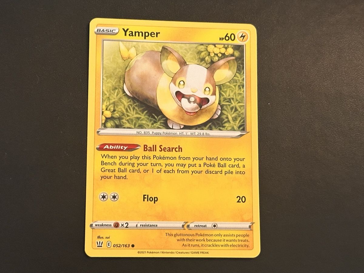 Pokémon Carte collezionabili: Yamper #052 - Pokémon Battle Styles – Nuovo (secondo la descrizione) da Langenthal venduto da ADACards