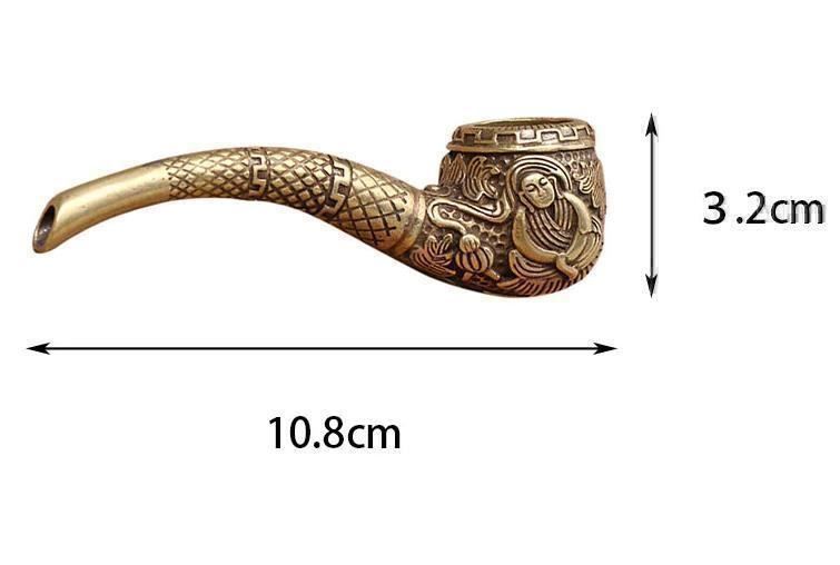 Pipe & Accessori: Pipe à fumer en cuivre pur rétro – Nuovo e nell'imballaggio originale da Gurmels venduto da Swisspod 4