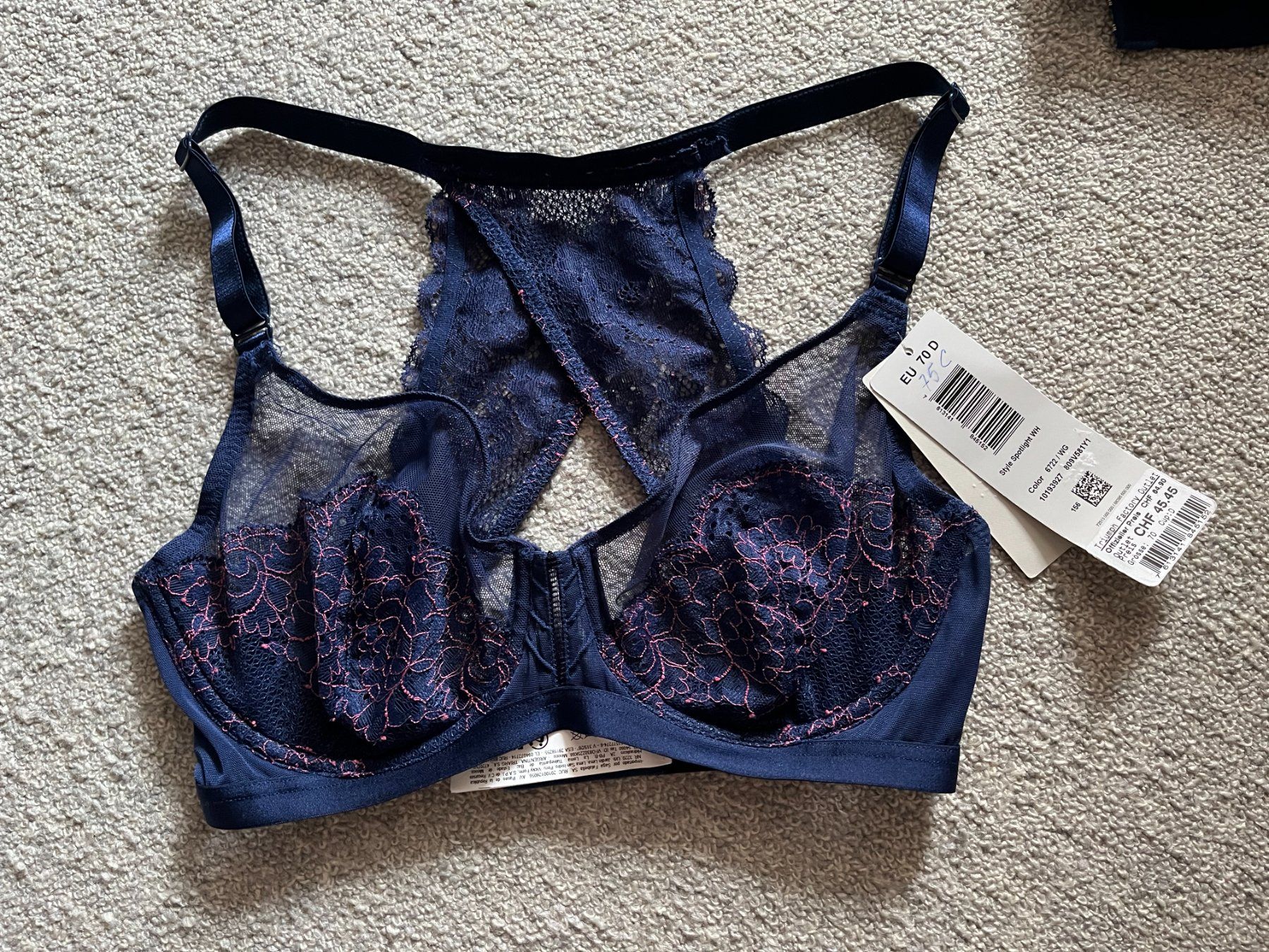 Triumph Altra biancheria intima: 2 Triumph BH Gr 75 C oder 75 B. Fabrikneu – Nuovo e nell'imballaggio originale da Kleindöttingen venduto da nev_tn7c