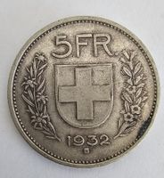 1 Pièce 5 CHF 1932