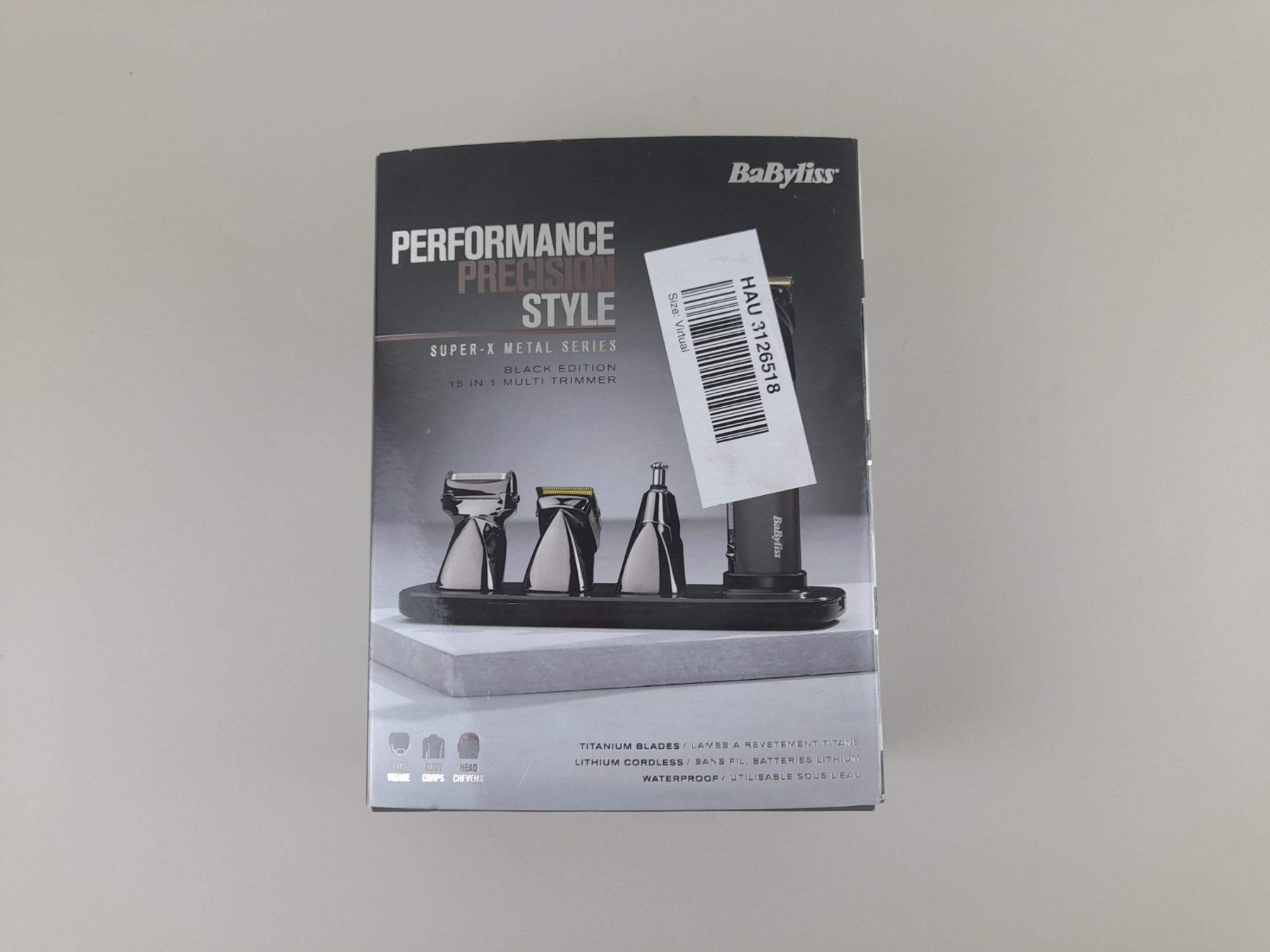 BaByliss Rasoi & Lamette da barba: BABYLISS 15 in 1 Multi Trimmer – Nuovo (secondo la descrizione) da Liebefeld venduto da Restwert_Liebefeld 2