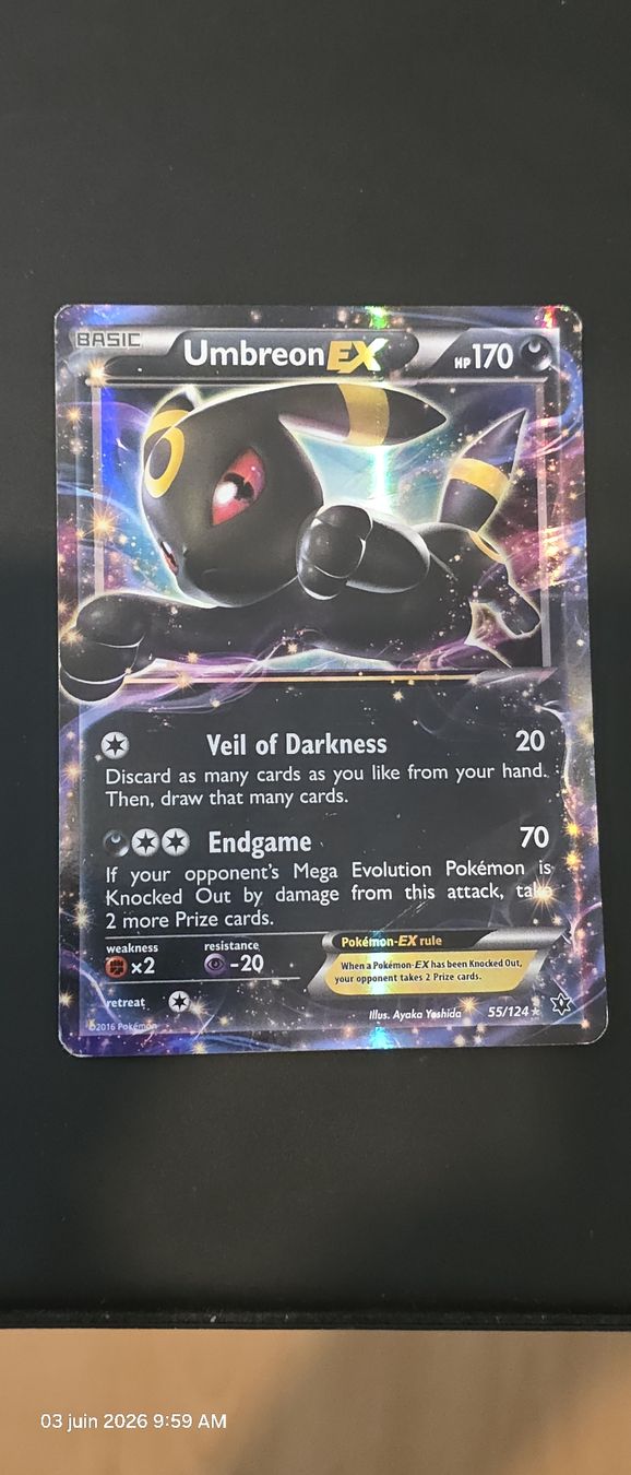 Pokémon Sammelbilder & Trading cards: Pokemon umbreon Ex – Gebraucht aus Avully von ber_5ryd
